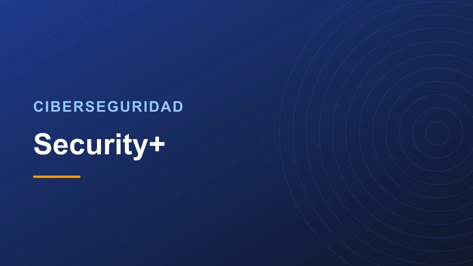 Placa con el texto «Security+», certificación de ciberseguridad
